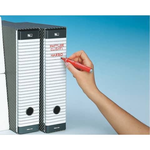 Cartelle portaprogetti Esselte C10 DELSO LINE dorso 10 cm fibrone plastificato grigio 25x35 cm - 390310040